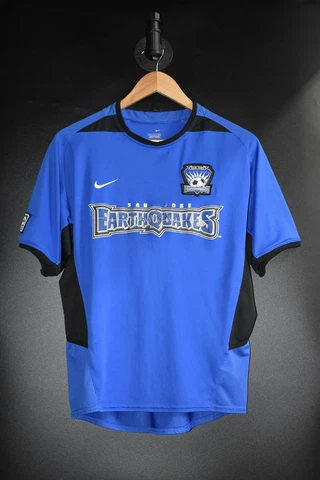 SAN JOSE EARTHQUAKES 2002 ORIGINAL JERSEY SIZE S (VERY GOOD) Cover