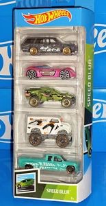 Hot Wheels Speed Blur 5 Pack Datsun 510 XP-07 Corkscrew Monster Dairy C3500 P/U - Picture 1 of 4