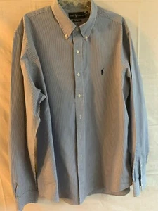VINTAGE RALPH LAUREN CUSTOM FIT HERREN LANGARM HEMD - Bild 1 von 6