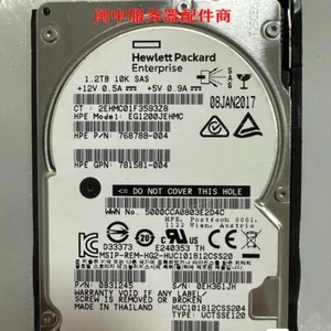For 781518-B21 781578-001 1.2T SAS 10K 2.5 12Gb G8 G9 Server Hard Drive - Afbeelding 1 van 5