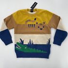 Ming Yang Sz 6-7 Crew Neck Animal Sweater Knit Long Sleeve Pullover NWT