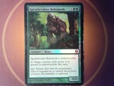 Foil Spearbreaker Behemoth - Shards of Alara - Magic the Gathering Green #1