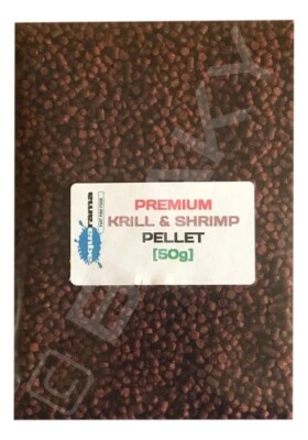 Krill & Shrimp Pellet | Tropical Fish Food | Aquarama Premium Grade | 1 x 50g