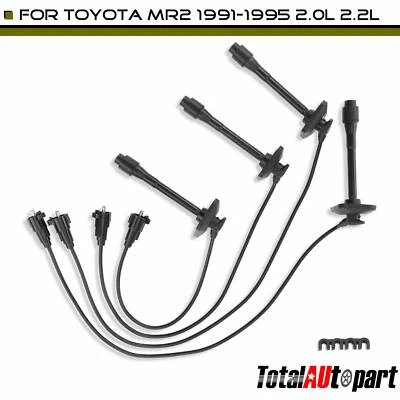 Juego de 4 cables de bujía para Toyota MR2 1991-1995 2,0 L gasolina A61320170279 Foto 1 de 4