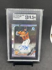 2019 Bowman Chrome Mega Box Auto Joey Bart Giants SGC 9.5 10 Auto