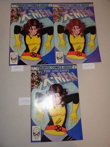 X-MEN #168 LOT – 1st Madelyne Pryor (1983 ; 3 Copies ; All VF/NM to NM Cond.) - Picture 1 of 7