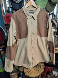Eddie Bauer Men's Canvas Button Down Field Shirt Hunting, Conceal, Size 2XL, XXL - Picture 1 of 13