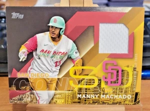 2024 Topps Series 2 City Connect Swatch Gold Manny Machado CC2-MMA 16/25 Relic - Picture 1 of 2