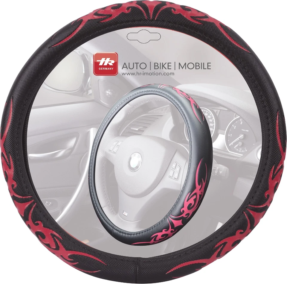 Lenkrad Bezug Tribal Rosa-rot Von Richter für VW Modelle