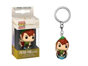 Disney World 50th Peter Pan Figure on Peter Pan Ride Pocket Pop! Key Chain NEW - Picture 1 of 1