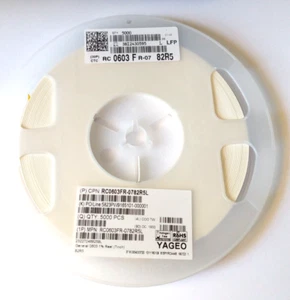 Full reel, 5000 pcs 82.5 ohms, 1%, 0603 SMD resistors - Picture 1 of 1