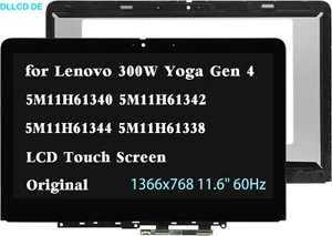 for Lenovo 300w Yoga Gen 4 82VM 82VN LCD Touch Screen Display Digitizer Assembly - Bild 1 von 5