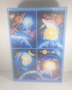 Astral Dolphins Four 500 Pce Jigsaw Puzzles Fantasy Art By Robin Koni New Sealed - Picture 1 of 3