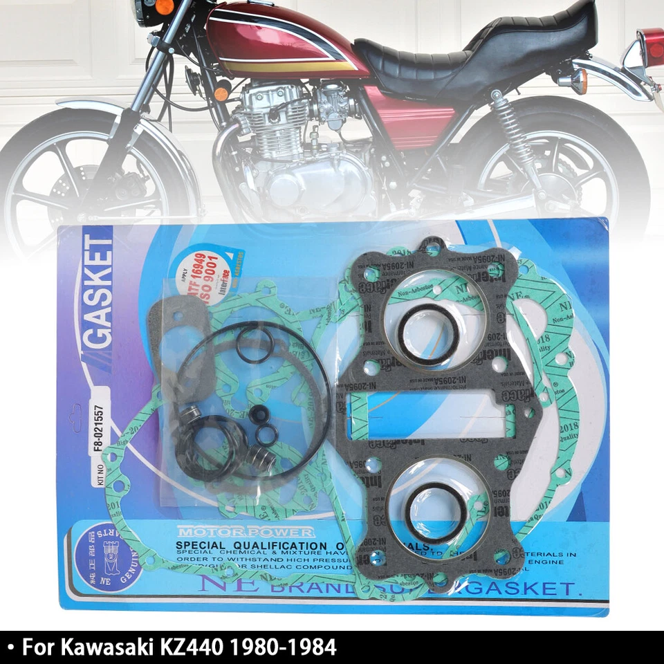 ✅Complete Engine Gasket Kit Set For Kawasaki KZ440 KZ440B 1980-1984 - Image 1 of 4