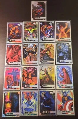 2016 MARVEL MASTERPIECES HOLOFOIL SET 1-17 - Image 1 of 4