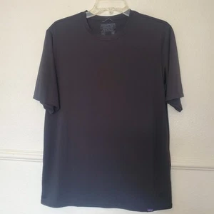 Camisa Patagonia Para Hombres Negra M Capilene Fresca Diaria UPF 50 Rendimiento Elástico - Imagen 1 de 11