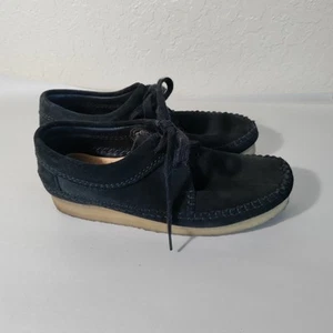Clarks Originals Weaver schwarze Damen-Freizeitschuhe aus Wildleder Größe 8,5 - Bild 1 von 9