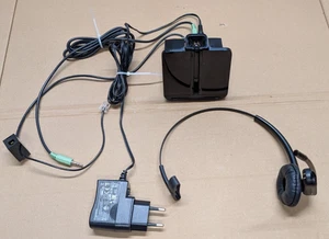 Plantronics C054A Basisstation mit Headset CS540A Funk - mit Netzteil #2 - Bild 1 von 7