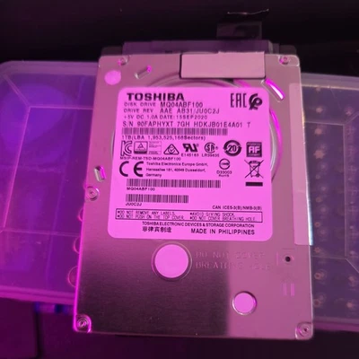 Toshiba 1TB MQ04ABF100 AAH AA00/JU001C 1000G/5400 - Image 1 of 2