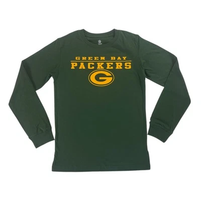 Camiseta NFL Green Bay Packers Niños Manga Larga Estampado Gráfico, Pequeña (6/7) Foto 1 de 4