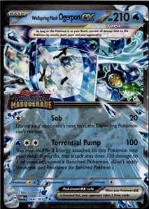 Wellspring Mask Ogerpon ex - 064/167 - Twilight Masquerade timbrato promo - Foto 1 di 1