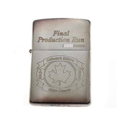 ZIPPO Encendedor de producción final para hombre material de metal plateado... - Imagen 1 de 4