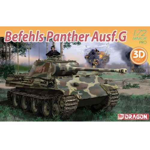 BEFEHLS PANTHER AUSF.G KIT 1:72 Dragon Kit Mezzi Militari Modellino Nuovo - Immagine 1 di 1