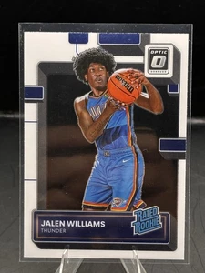 JALEN WILLIAMS RC 2022-23 Donruss Optic #235 Thunder Rated - Picture 1 of 2