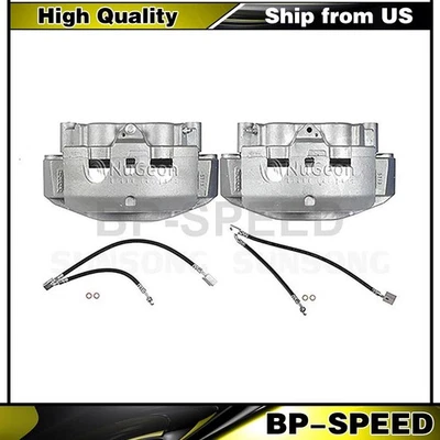 Pinça de freio dianteiro freio hidráulico mangueira linha de freio compatível com Nissan NV1500 4.0L_ - Imagem 1 de 4