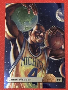 Selecciones clásicas del draft 1993-94 Superhéroes Chris Webber # 3 Michigan Wolverines NrMt - Imagen 1 de 3