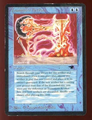 1994 Antiquities Transumute Artifact ~ Vintage MTG/Magic - Image 1 of 2