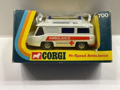 VINTAGE CORGI HI-SPEED AMBULANCE #700 - BEAUTIFUL EXAMPLE! - Image 1 of 4