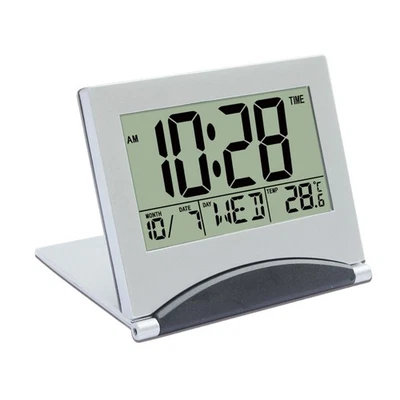 Réveil Numérique, Minuterie De Cuisine Portable, Horloge Pour Bureau, Chevet, - Photo 1/4