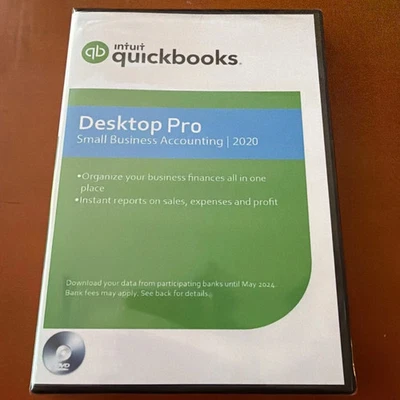 INTUIT QUICK BOOKS DESKTOP PRO 2020 PARA USUARIOS DE WINDOWS 1 DVD EE. UU. = LICENCIA LIFTIME= Foto 1 de 3