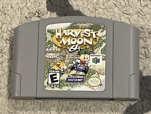 RARE Vintage N64 Nintendo 64 Harvest Moon RPG Video Game Tested - Picture 1 of 7