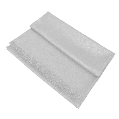 Женщин Pashmina шелковистый блестящий металлический большой шаль надежном свадебный шарф - Изображение 1 из 4