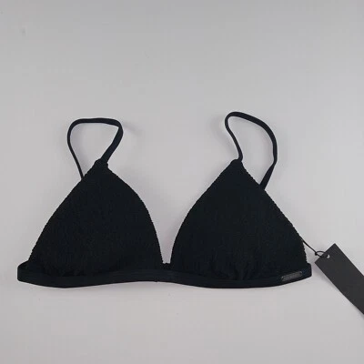 Top de bikini Free Society para mujer talla 10 negro de natación talla 10 de ASOS Foto 1 de 4