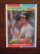 1987 Fleer Baseball's Best Single Sticker Card Set Break Up Rookie RC Stars
