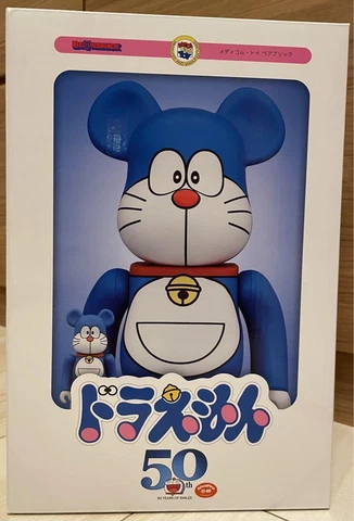 Medicom Toy BE@RBRICK Doraemon 100% & 400% 50th Anniversary Bearbrick Figure Cover