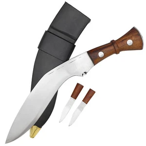 Handcrafted Gurkhas of Nepal 17" Military Khukri Knife EN45 Steel Full Tang - Picture 1 of 6