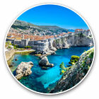 2 x Vinyl Stickers 10cm - Dubrovnik Croatia Coast View Cool Gift #3250