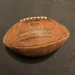 Vintage Wilson ufficiale NFL Football firmato Pete Rozelle Commissioner AFC NFC "BLEM" - Foto 1 di 7