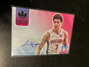 2020/21 Court Kings Fresh Paint Killian Hayes autograph RC Detroit Pistons - Picture 1 of 1
