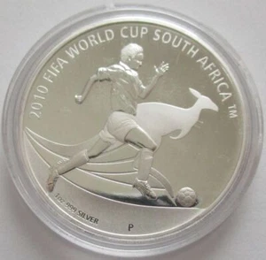 Australien 1 Dollar 2009 Fußball-WM in Südafrika 1 Oz Silber - Bild 1 von 2