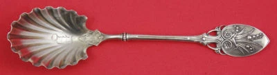 Lily aka 88 by Gorham Sterling Silver Preserve Spoon Goldwashed 7" - Image 1 of 2