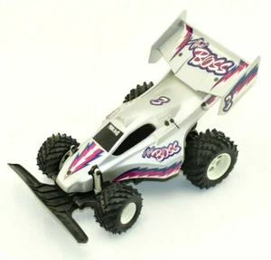 (NO REMOTE) Vintage NIKKO RC Race Car 'The BOSS' Silver / Purple Remote Control - Picture 1 of 9
