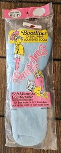Vintage Brushed Orlon Nylon Fuzzy Snugglers Bootliner Casual Lounge Socks 8.5-11 - Picture 1 of 5