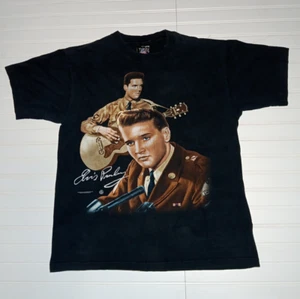 Vintage Trinity 1990s Elvis Presley Single Stitch XL T-Shirt - Bild 1 von 8