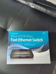 New Sealed Monoprice 8 Port 10/100 Mbps Fast Ethernet Switch Model M108 - Photo 1/2