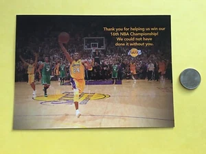 Kobe Bryant 2010 Finals Rare Find Lakers Season Ticket Holder Issue Vs. Celtics - Picture 1 of 2